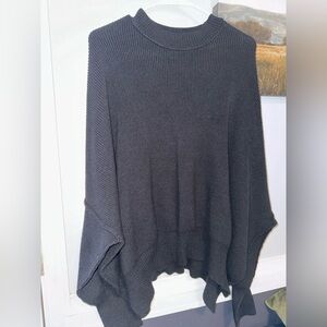 Free People Black Knit Sweater